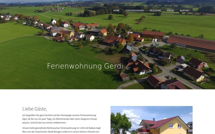 Screenshot of ferienwohnung-gerdi.de