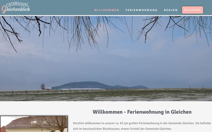 Screenshot of ferienwohnung-gleichenblick.de
