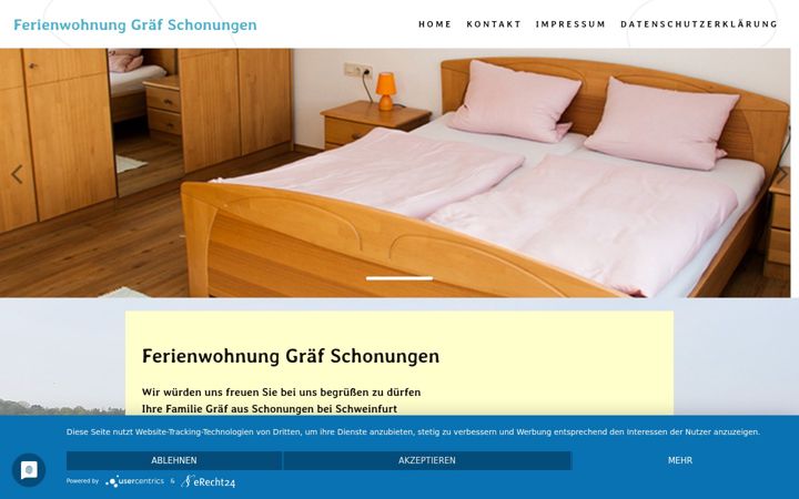 Screenshot of ferienwohnung-graef.de