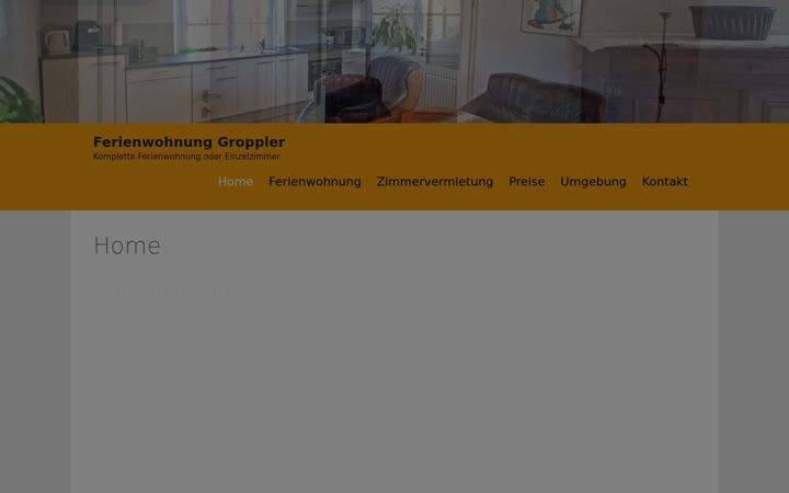 Captura de ecrã de ferienwohnung-groppler.de