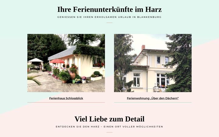 Screenshot stránky ferienwohnung-harz-online.de