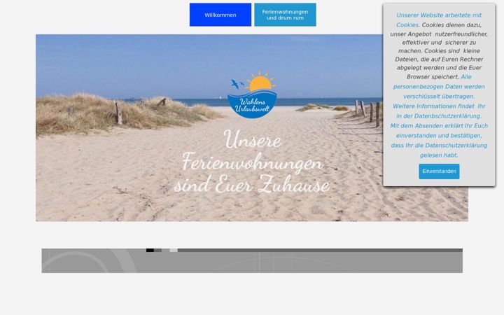 Screenshot of ferienwohnung-heiligenhafen-mieten.de