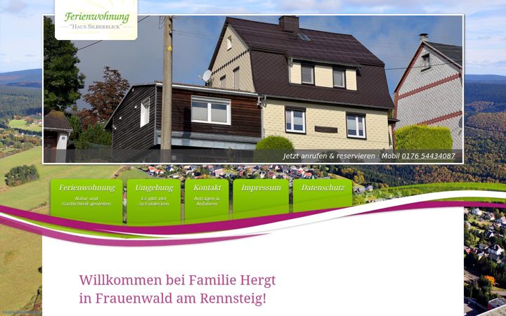 Screenshot of ferienwohnung-hergt.de