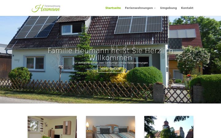 Screenshot of ferienwohnung-heumann.de