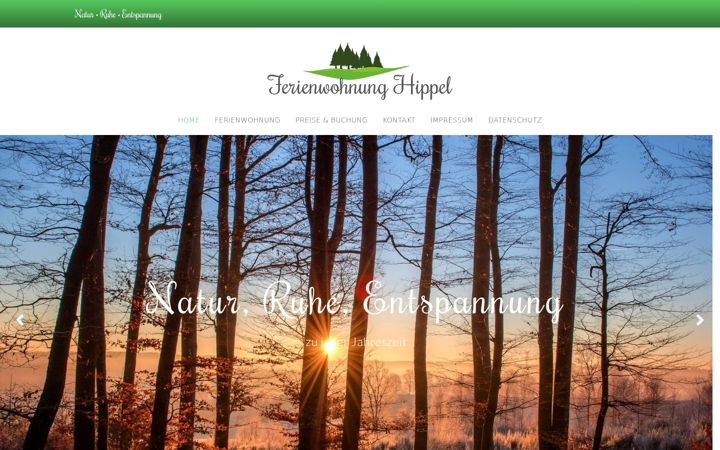 Screenshot του ferienwohnung-hippel-reichshof.de