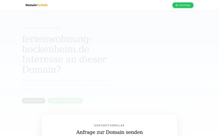 Screenshot of ferienwohnung-hockenheim.de