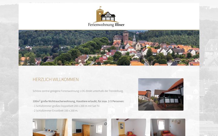 Screenshot stránky ferienwohnung-illner.de