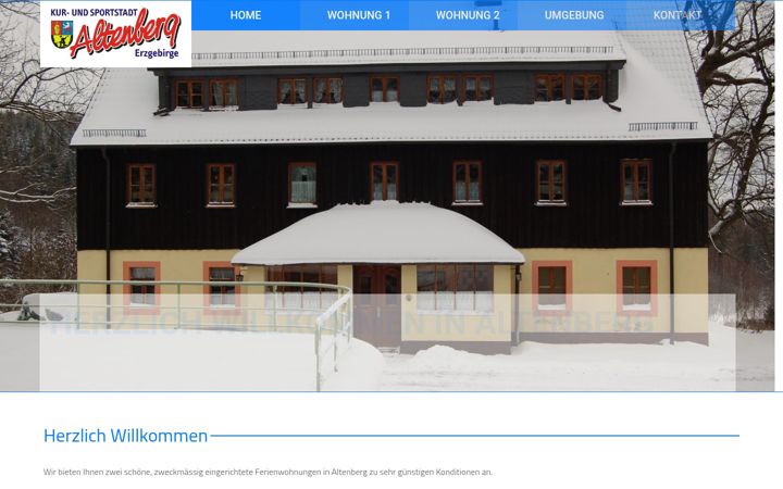 Screenshot of ferienwohnung-in-altenberg.de
