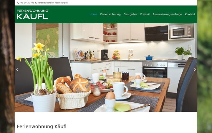 Captura de pantalla de ferienwohnung-kaeufl.de