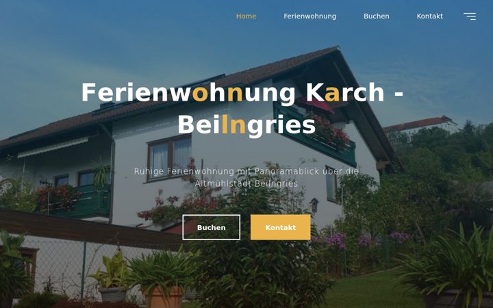 Screenshot of ferienwohnung-karch.de