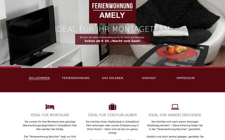 Screenshot of ferienwohnung-kerscher.de