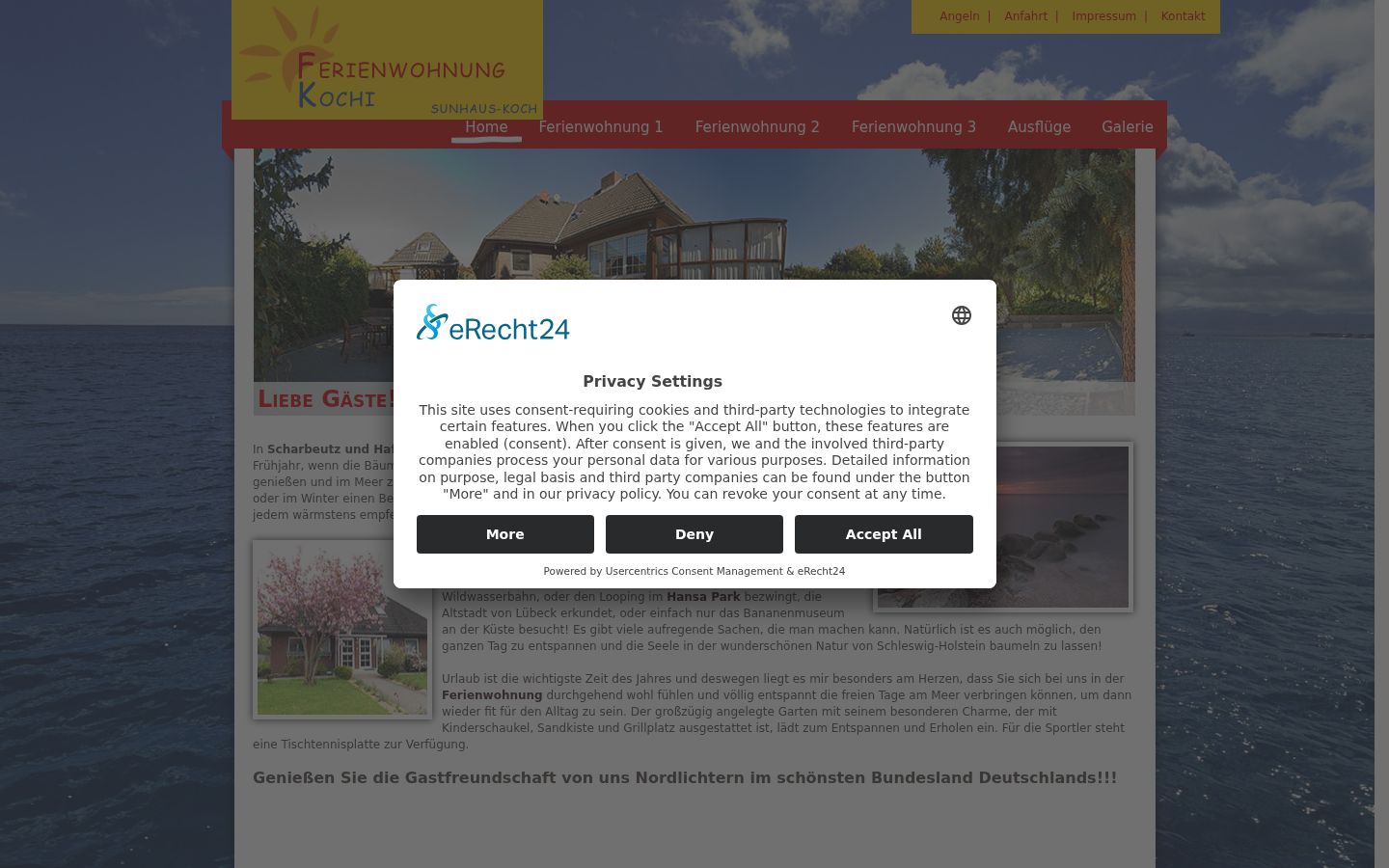 Screenshot tal-banner tal-kunsens muri qabel kwalunkwe interazzjoni