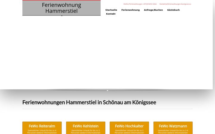 Screenshot of ferienwohnung-koenigssee.eu