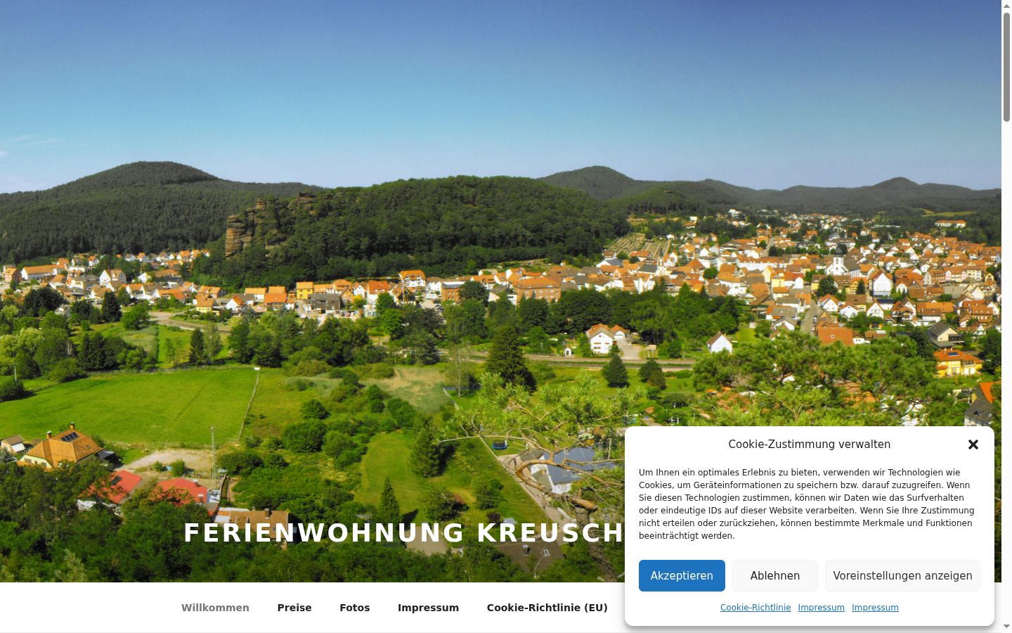 Sutikimo reklamjuostės, rodytos prieš bet kokią sąveiką, ekrano kopija