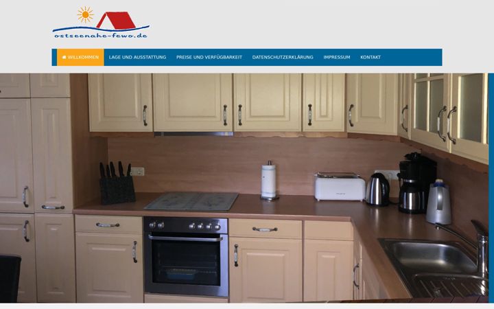 Screenshot of ferienwohnung-laage.de