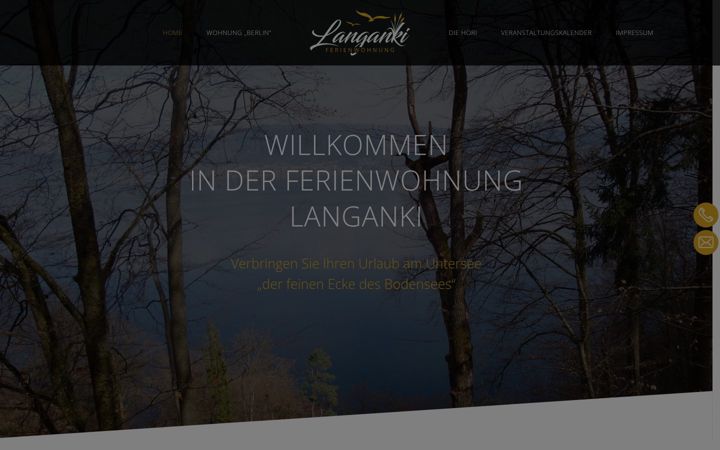 Screenshot von ferienwohnung-langanki.de