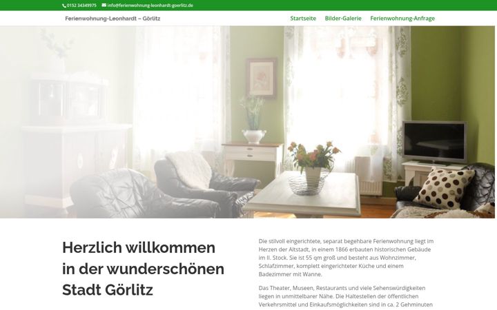 Screenshot von ferienwohnung-leonhardt-goerlitz.de
