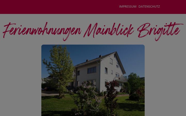 Екранна снимка на ferienwohnung-mainblick-brigitte.de