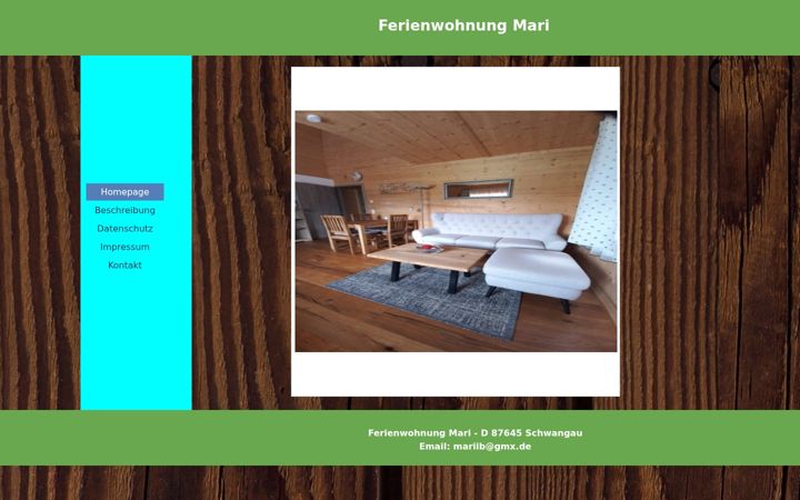 Екранна снимка на ferienwohnung-mari.de