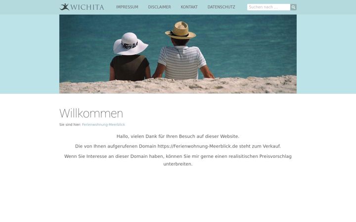 Screenshot of ferienwohnung-meerblick.de