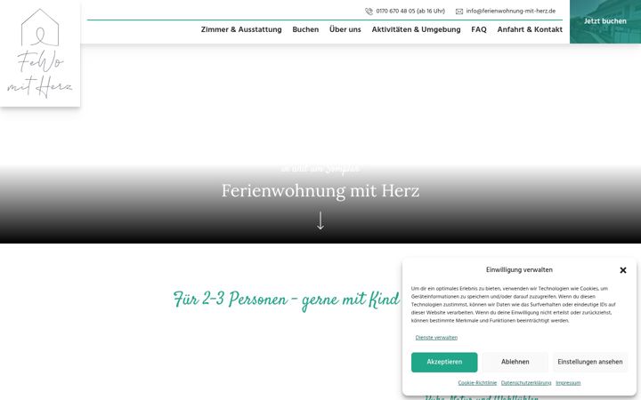 Snimka zaslona za ferienwohnung-mit-herz.de