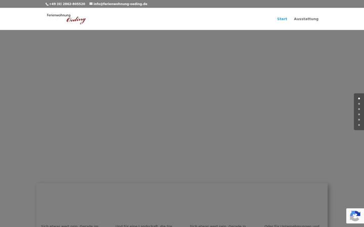 Screenshot of ferienwohnung-oeding.de