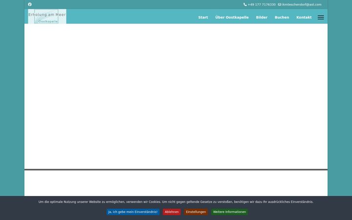 Screenshot of ferienwohnung-oostkapelle.de