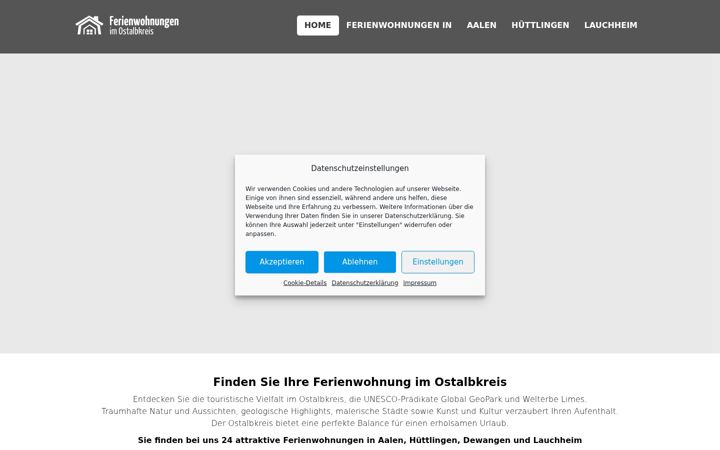 Snimka zaslona za ferienwohnung-ostalb.de