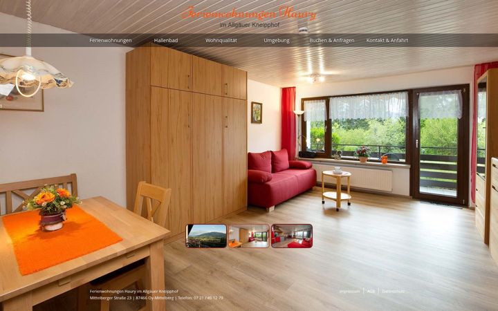 Snimka zaslona za ferienwohnung-oy-haury.de