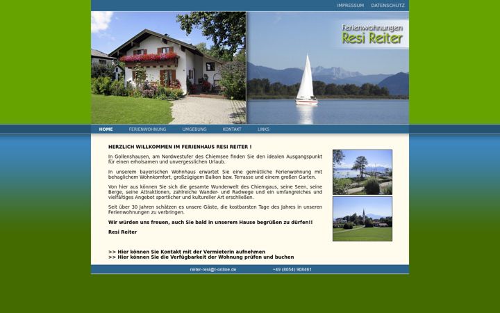 Screenshot of ferienwohnung-reiter.de