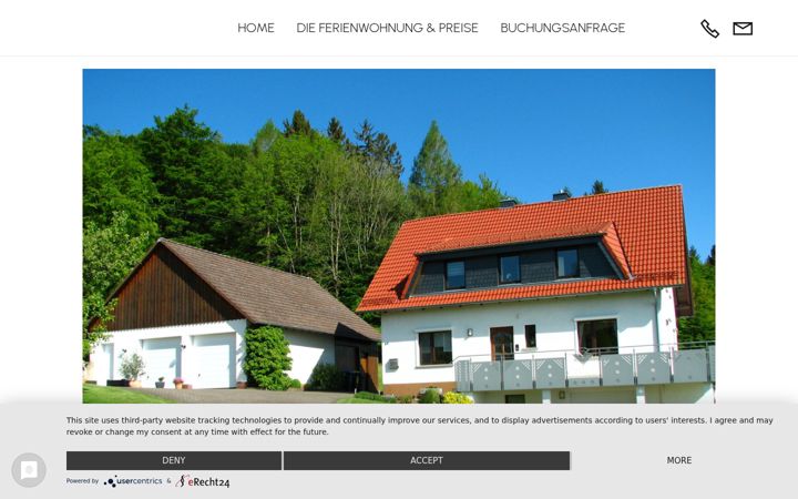 Screenshot of ferienwohnung-reith.eu