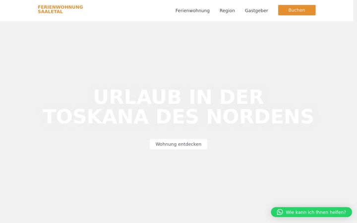 Screenshot von ferienwohnung-saaletal-naumburg.de