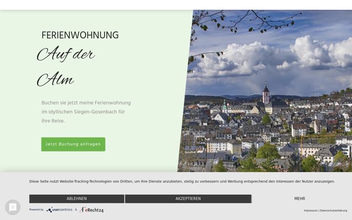 Screenshot von ferienwohnung-siegen-gosenbach.de