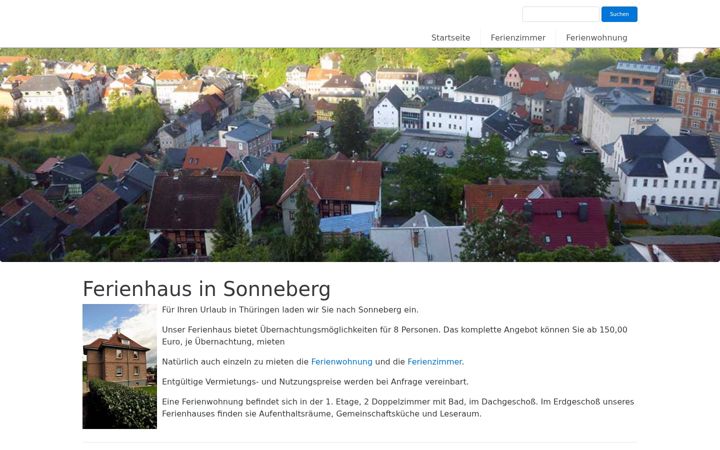 Screenshot of ferienwohnung-sonneberg.de