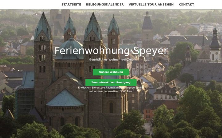 Screenshot of ferienwohnung-speyer.de