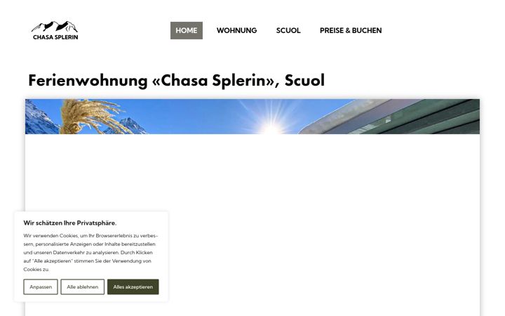 Screenshot of ferienwohnung-splerin-scuol.ch