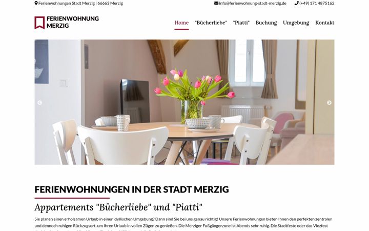 Screenshot of ferienwohnung-stadt-merzig.de