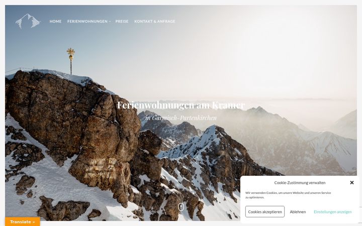 Screenshot von ferienwohnung-streitel-garmisch.de