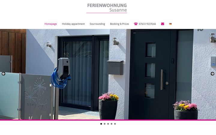 Screenshot von ferienwohnung-susanne-krozingen.de