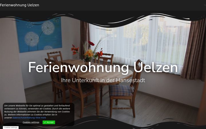 Screenshot of ferienwohnung-uelzen.info