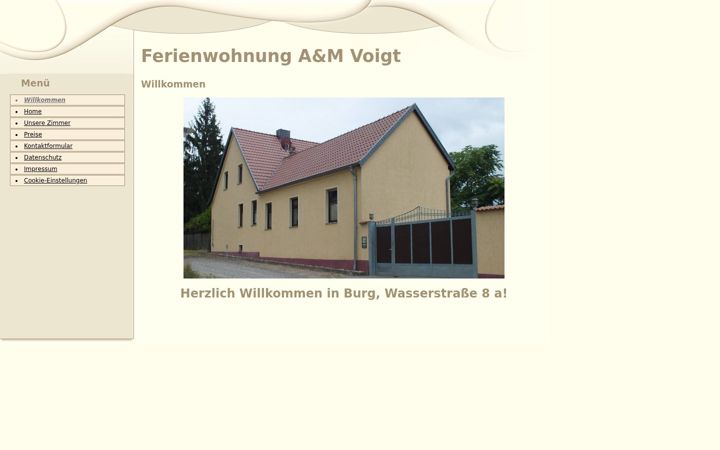 Screenshot of ferienwohnung-voigt.de