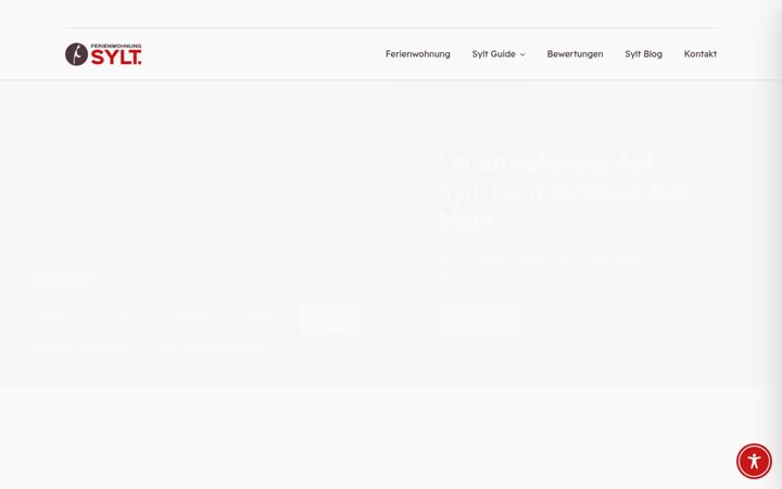 Screenshot of ferienwohnung-wenningstedt.com