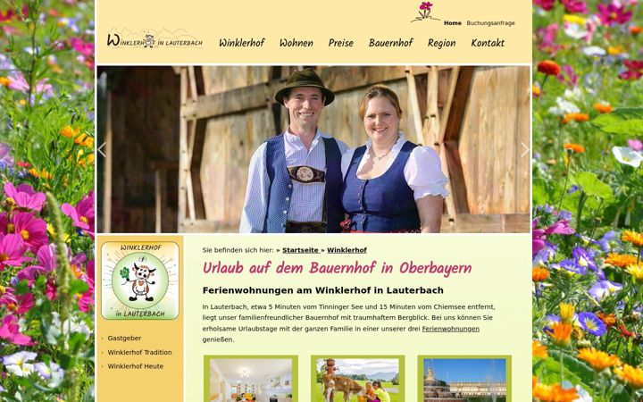 Captura de ecrã de ferienwohnung-winklerhof.de