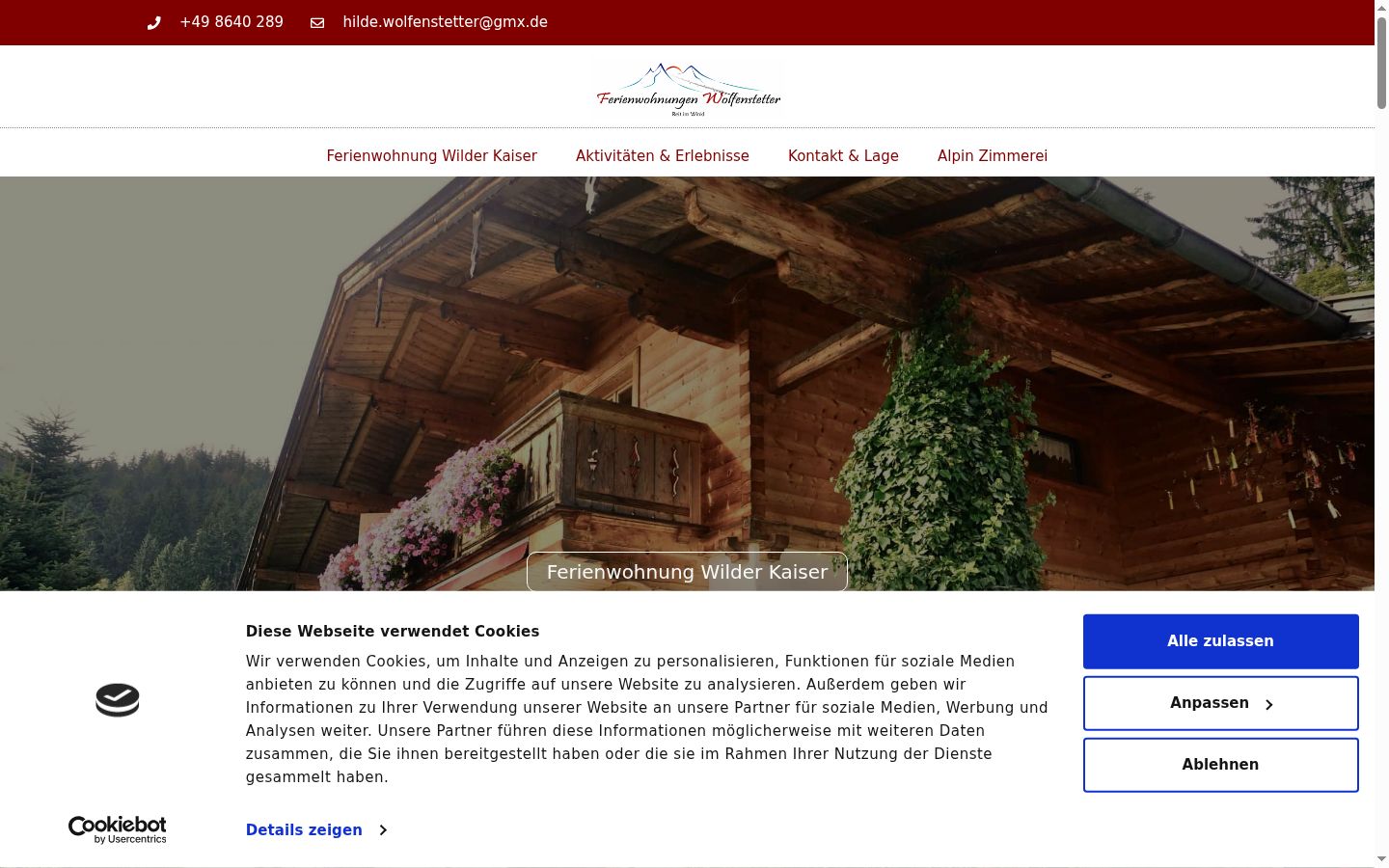 Screenshot tal-banner tal-kunsens muri qabel kwalunkwe interazzjoni