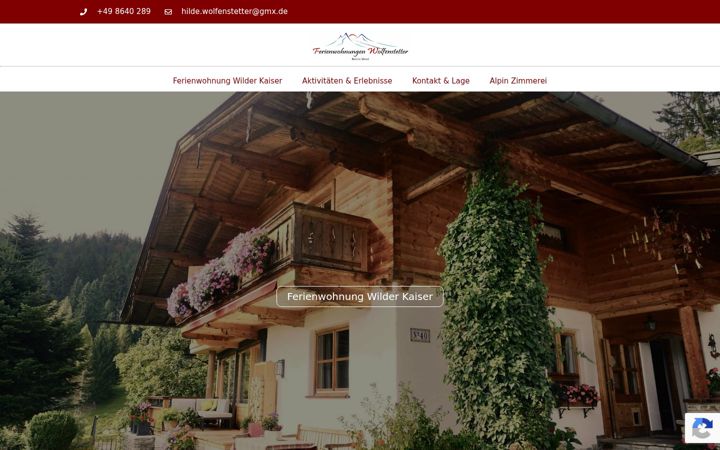 Screenshot ta' ferienwohnung-wolfenstetter.de