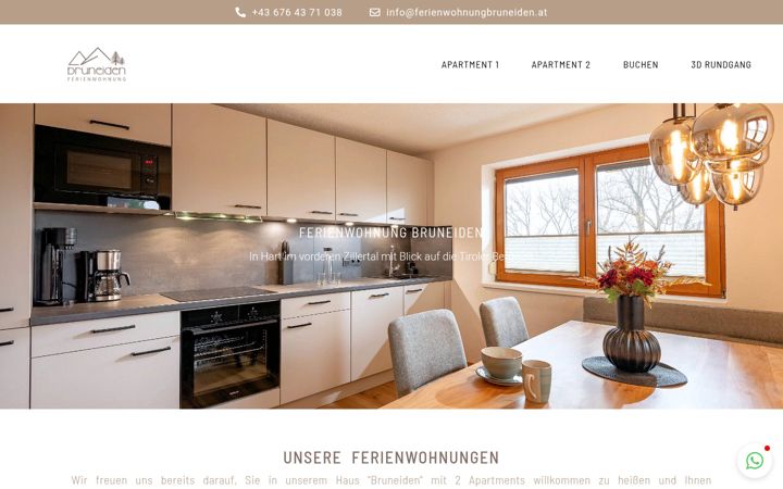 Screenshot of ferienwohnungbruneiden.at