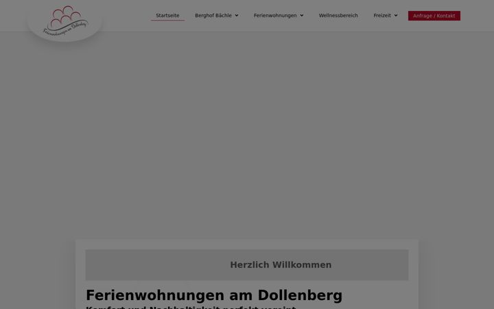 Captura de ecrã de ferienwohnungen-am-dollenberg.de
