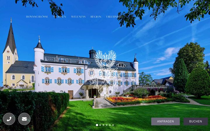 Captura de ecrã de ferienwohnungen-bonnschloessl-chiemsee.de