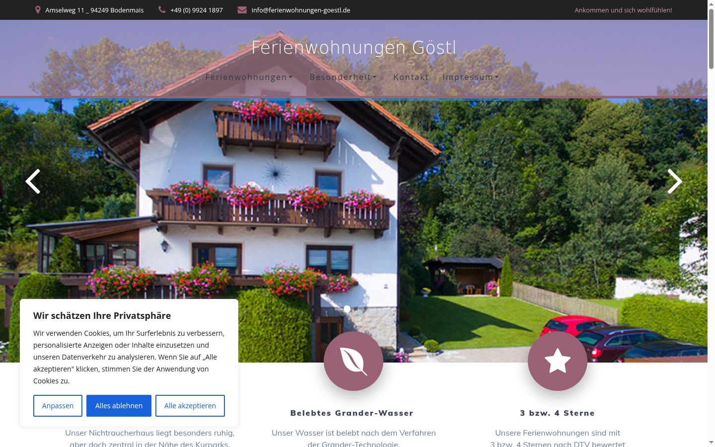 Screenshot van de toestemmingsbanner zoals getoond vóór enige interactie