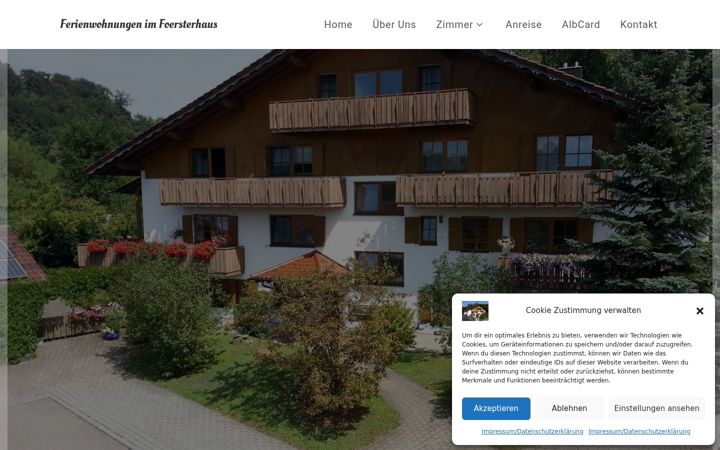 Screenshot of ferienwohnungen-im-foersterhaus.de